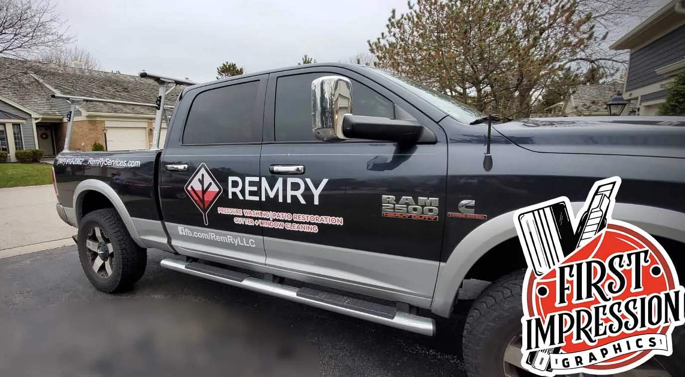 Remry Vehicle Wraps for Truck in Chicago, IL