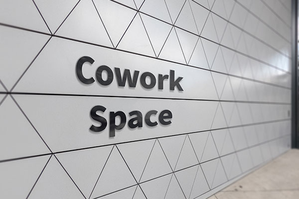 Cowork Space Lobby Signs for Business