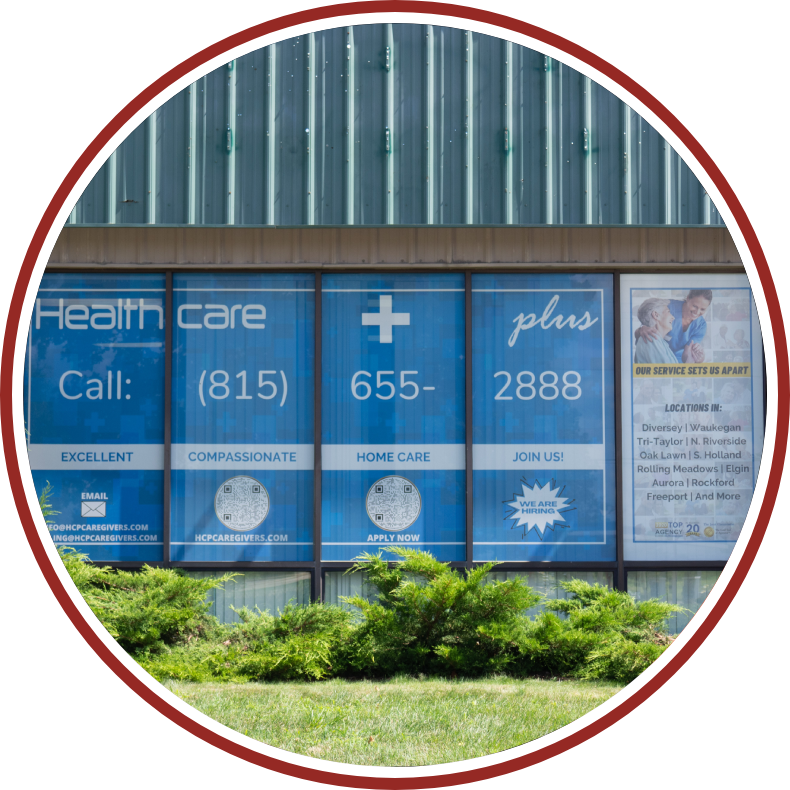 Perforated Window Graphics Chicago