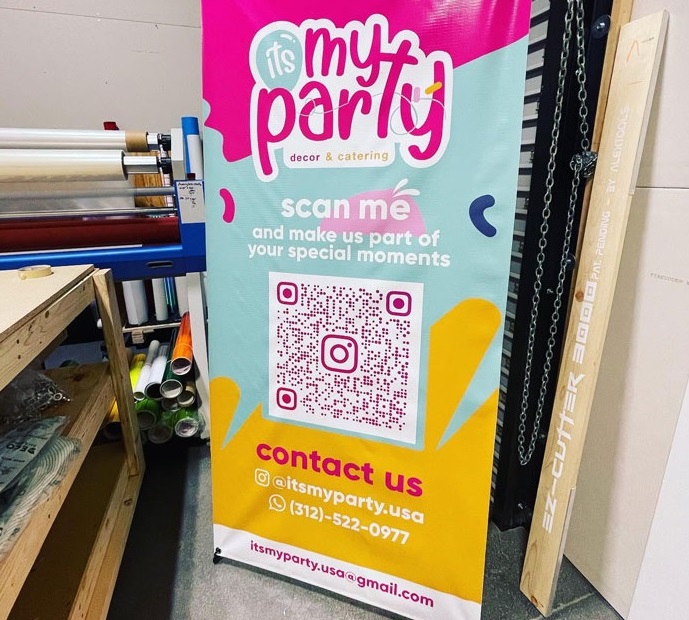 My Party Vinyl Banner Signs by First Impression Graphics